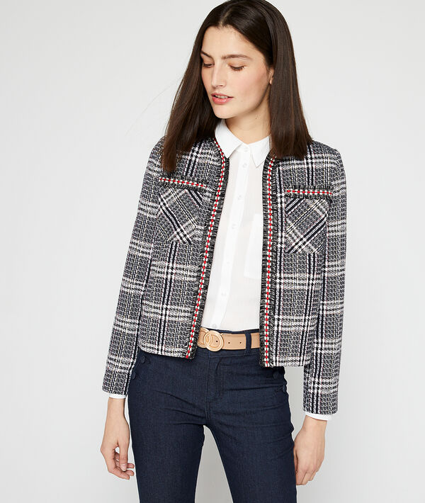 Chaqueta de sastre efecto tweed Chaqueta de sastre efecto tweed