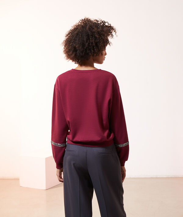 Sudadera con detalle lentejuelas Sudadera con detalle lentejuelas