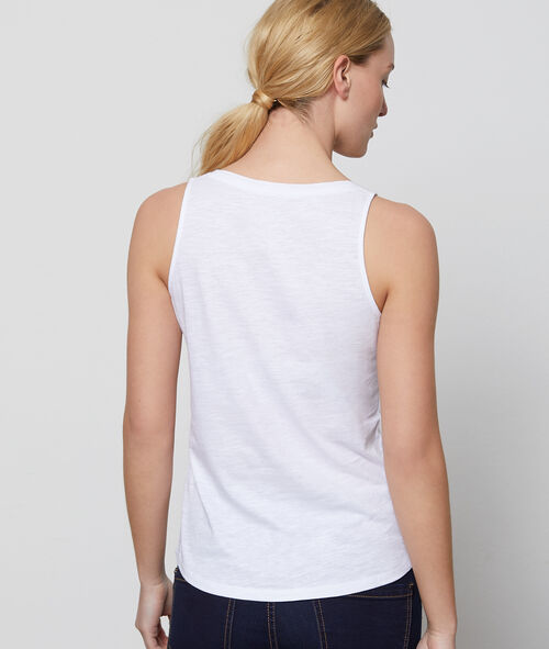Camiseta escotada cuello tunecino Camiseta escotada cuello tunecino
