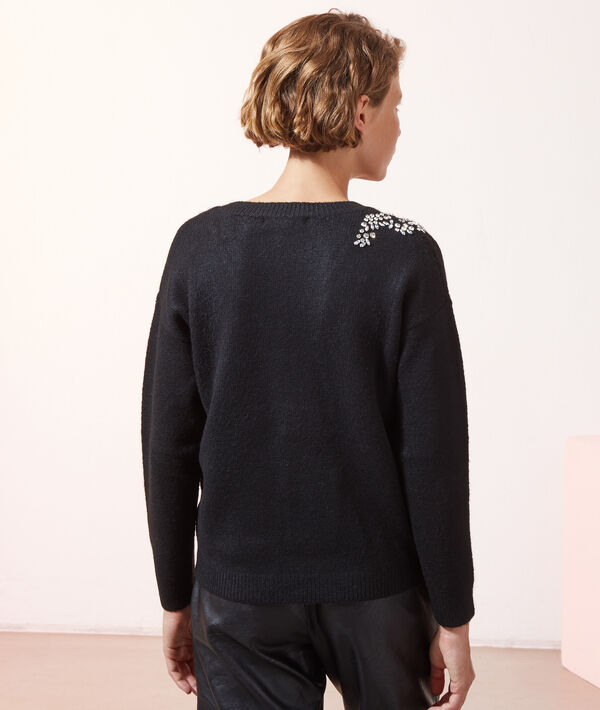 Pull en maille à strass Pull en maille à strass
