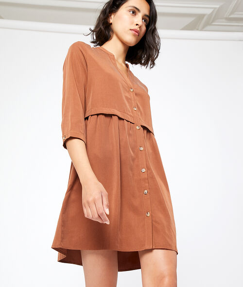 Vestido camisero de Tencel Vestido camisero de Tencel