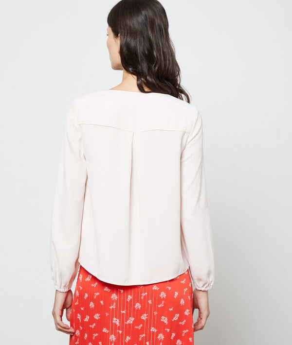 Blusa cuello en V Blusa cuello en V