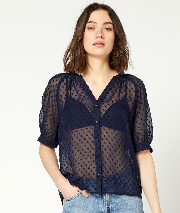 Blusa de plumetis Blusa de plumetis