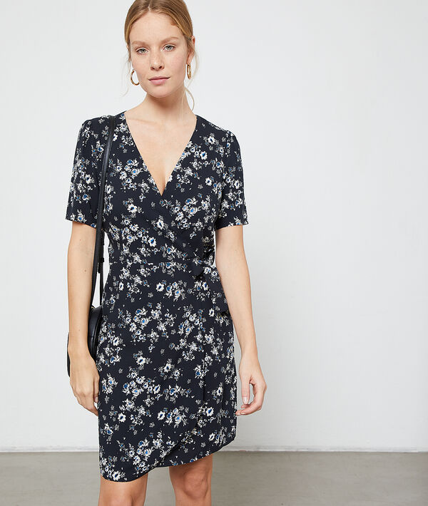 Vestido cruzado estampado floral Vestido cruzado estampado floral
