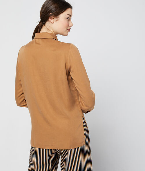 Camisa entallada de Tencel Camisa entallada de Tencel