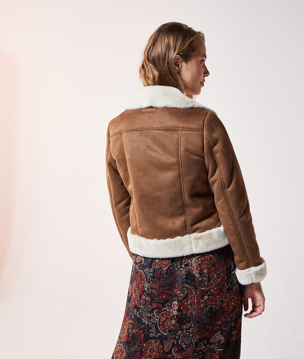 Chaqueta biker dos texturas Chaqueta biker dos texturas