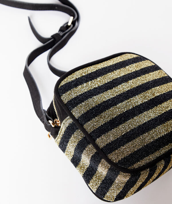 Bolso a rayas con lentejuelas Bolso a rayas con lentejuelas