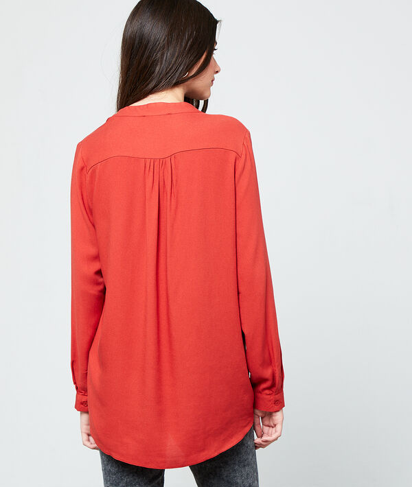 Blusa cuello en V Blusa cuello en V