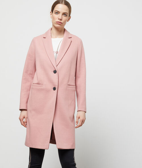 Abrigo masculino rosa.