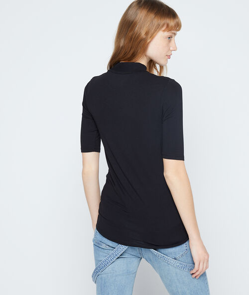 Camiseta cuello alto manga corta Camiseta cuello alto manga corta