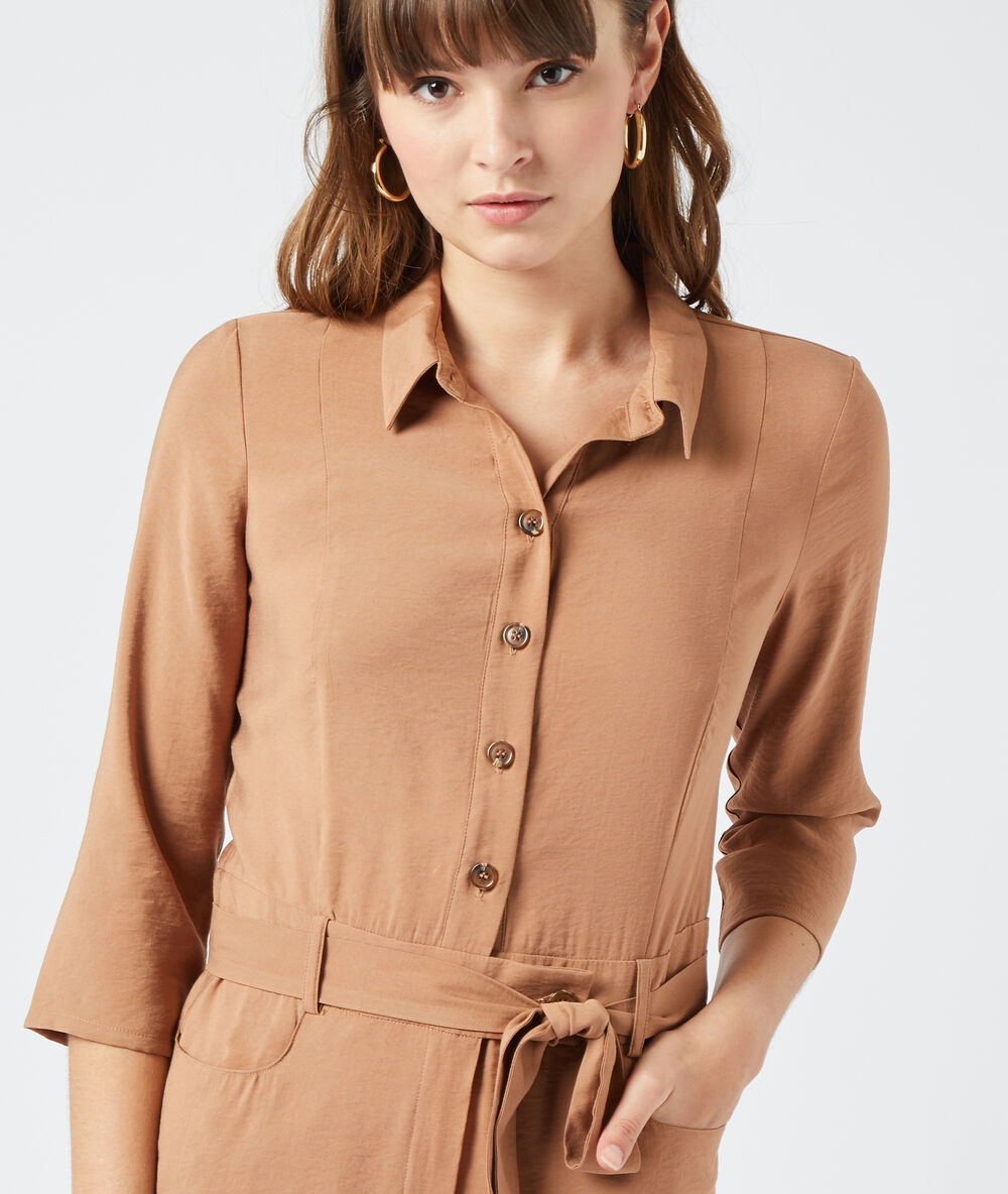 Mono largo anudado con lazada c.c.camel.
