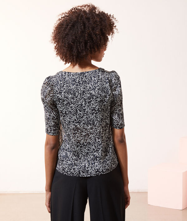 Blouse col V 2 en 1 - brassière intégrée Blouse col V 2 en 1 - brassière intégrée