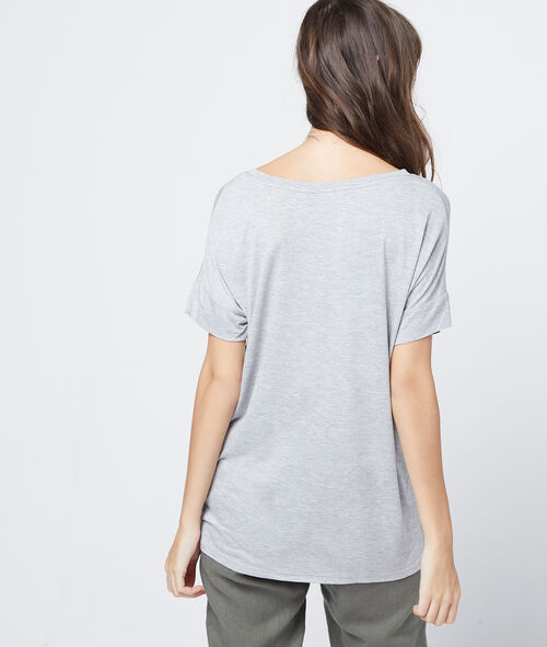 Camiseta cuello en V Camiseta cuello en V