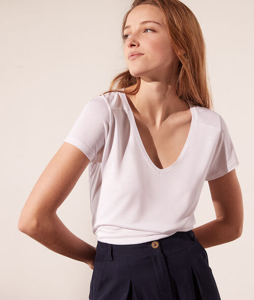 Camiseta cuello en V Camiseta cuello en V