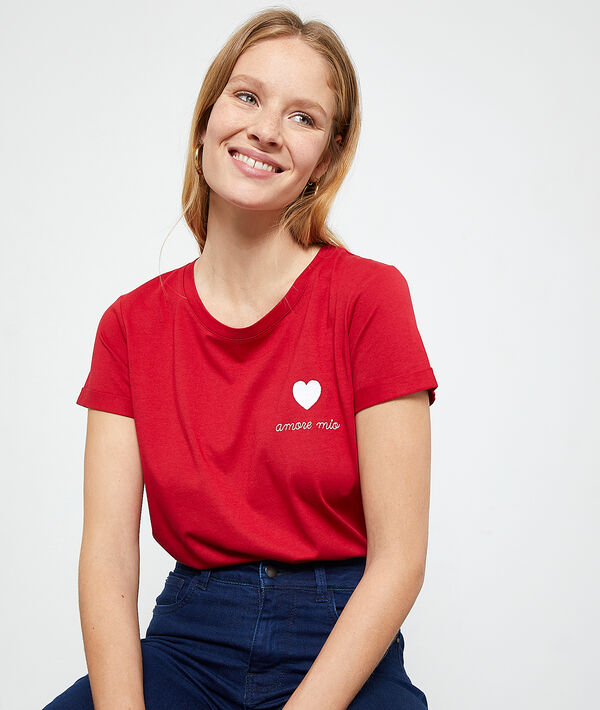 Camiseta ‘Amore mio’ bordado Camiseta ‘Amore mio’ bordado