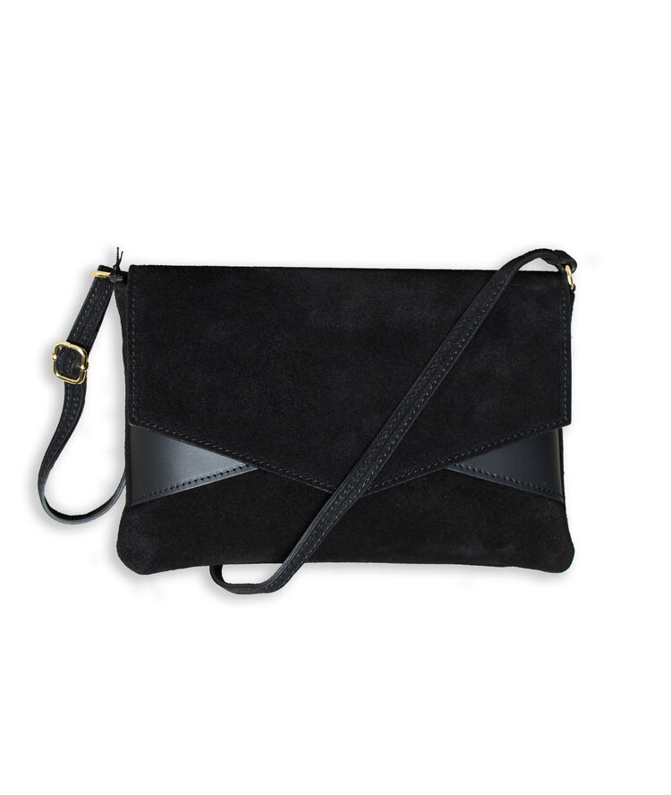 Bolso efecto ante negro.