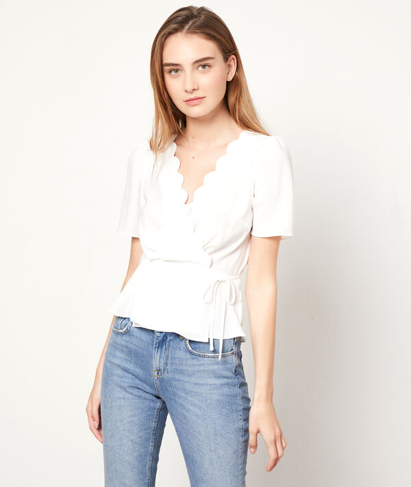 Blusa escote cruzado Blusa escote cruzado