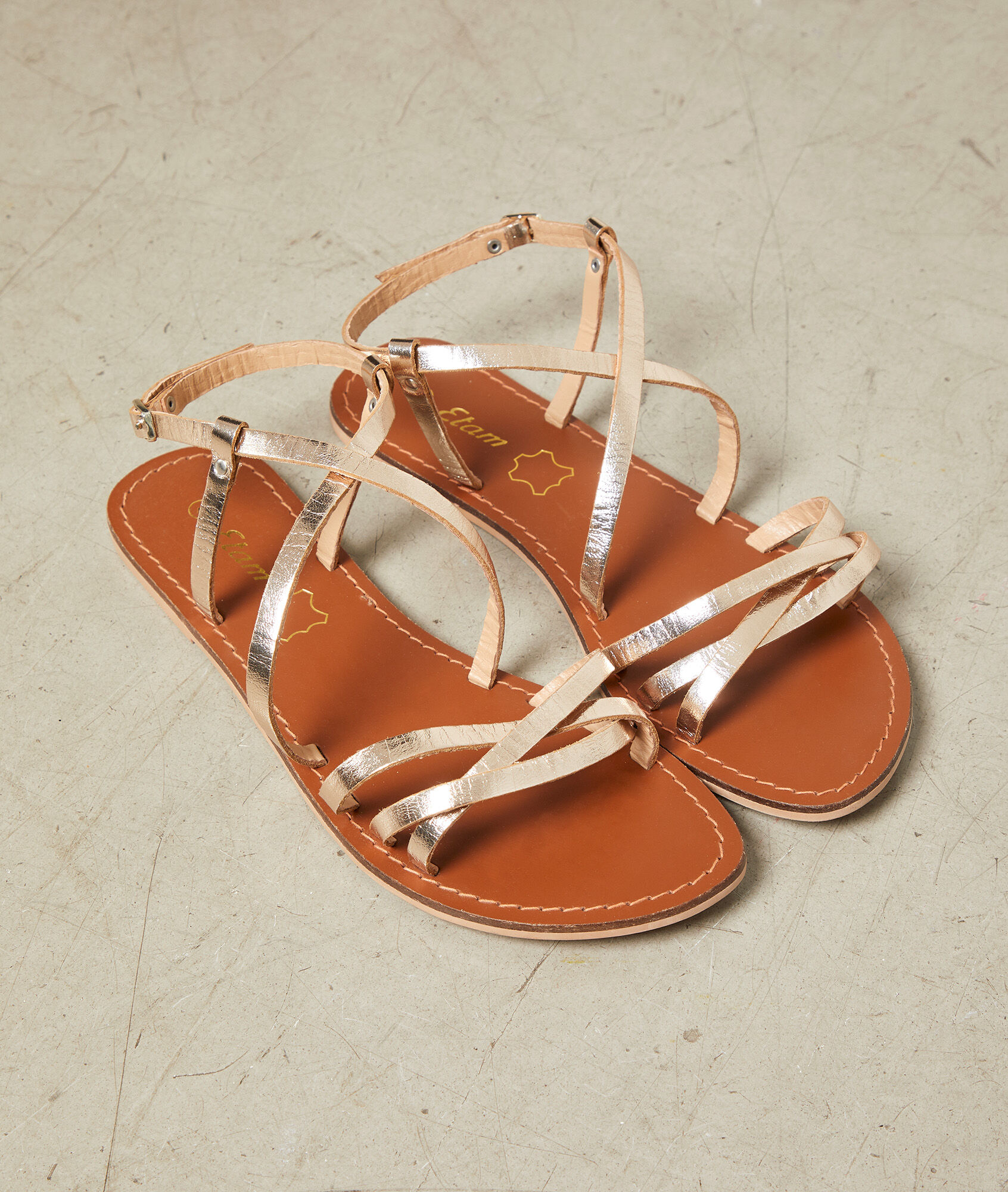 CAMILA'S Sandalias de plataforma MONTSERRAT Marrón | CASAS