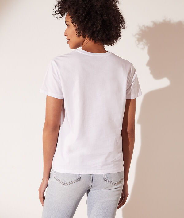 Camiseta bordados florales Camiseta bordados florales