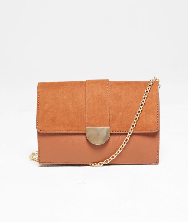 Bolso bandolera dos texturas - MOUNT - TU - Marrón - Mujer - Etam
