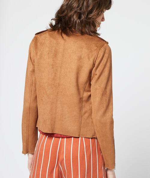 Chaqueta biker efecto ante Chaqueta biker efecto ante