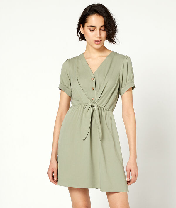 Vestido vaporoso anudado Vestido vaporoso anudado