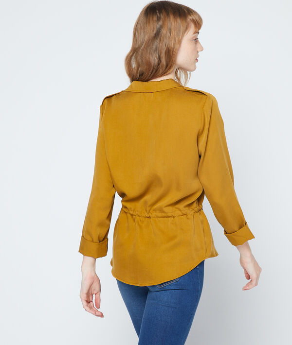 Camisa anudada de Tencel Camisa anudada de Tencel