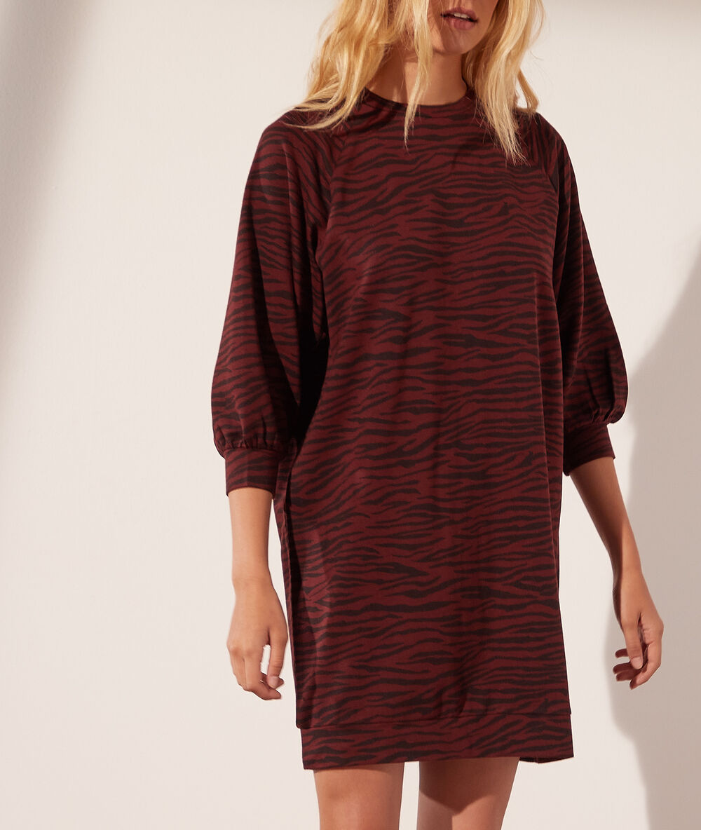 Vestido sudadera cebra cebra.