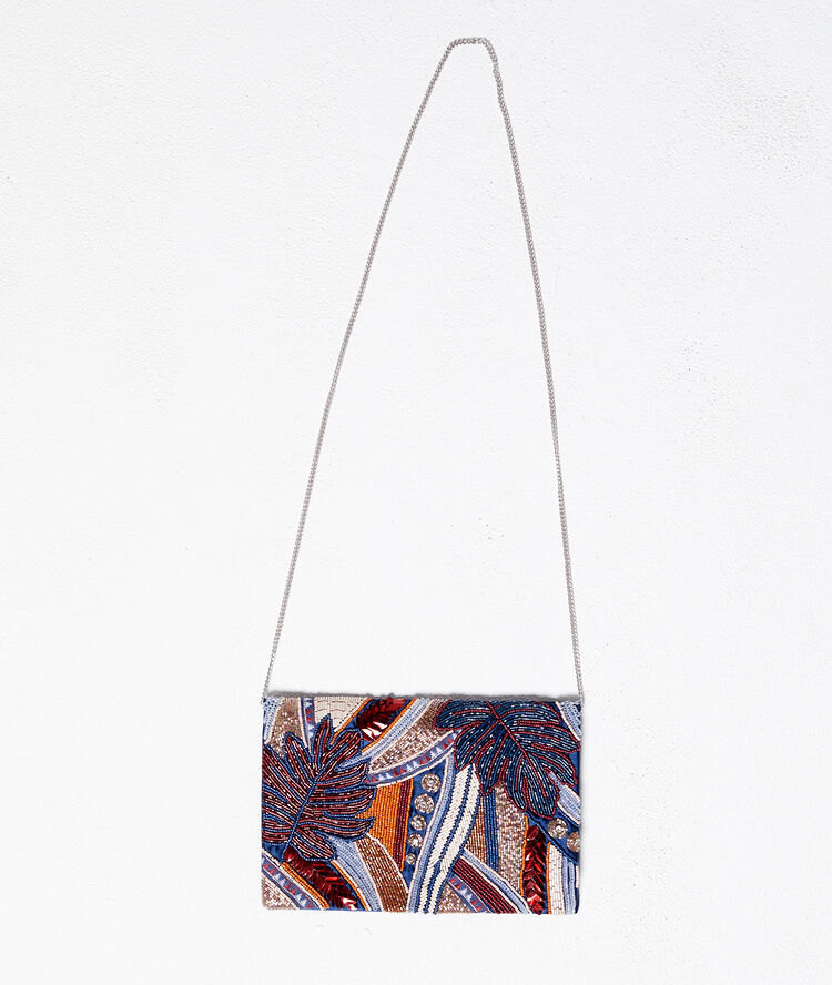 Bolso tipo ‘clutch’ de lentejuelas c.multicolor.