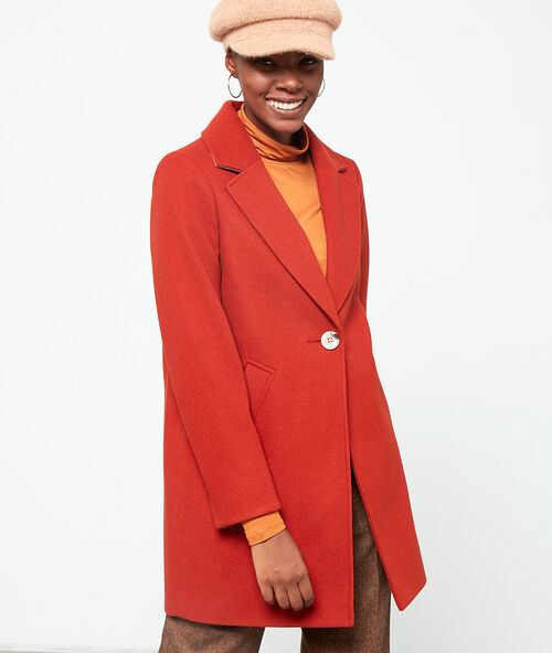 Abrigo masculino rouille.