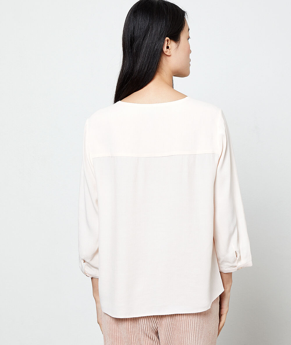Blusa lisa crudo.