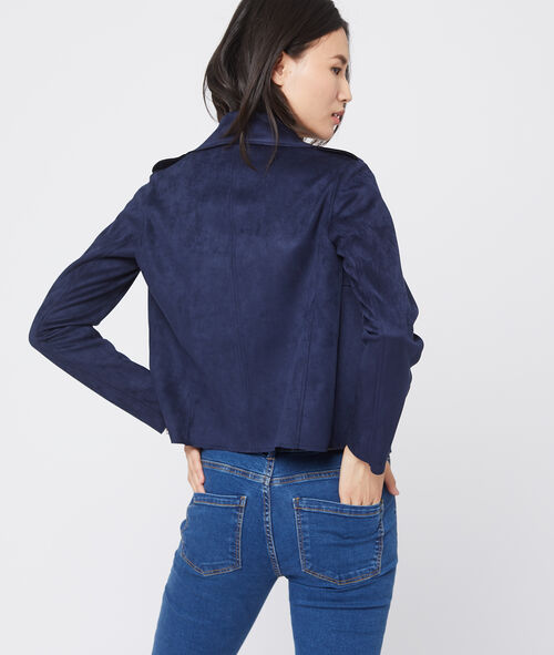 Chaqueta biker efecto ante Chaqueta biker efecto ante