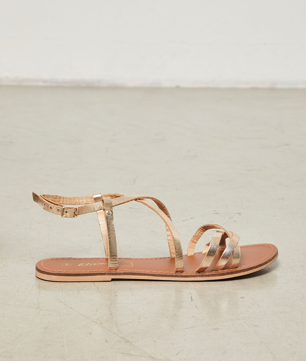Sandalias de piel TRIO - DORE -