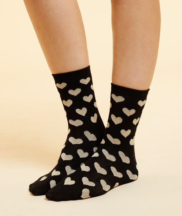 Calcetines estampado corazones Calcetines estampado corazones