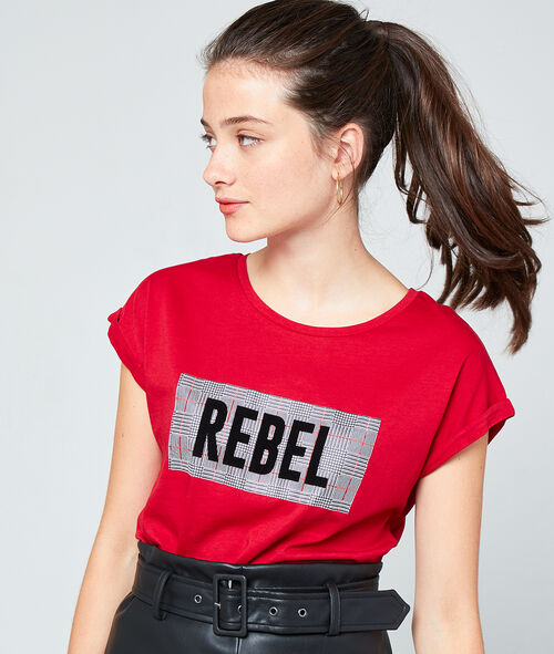 Camiseta ‘rebel’ de algodón bio Camiseta ‘rebel’ de algodón bio