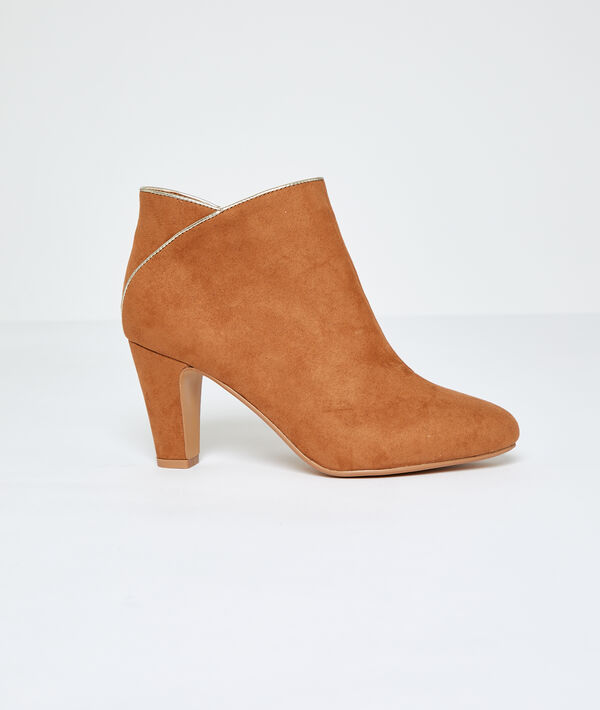 Botines de talón efecto ante Botines de talón efecto ante