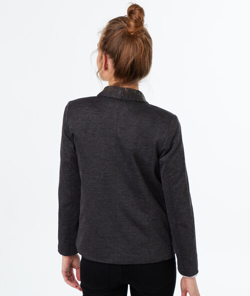 Chaqueta tipo blazer c.gris.