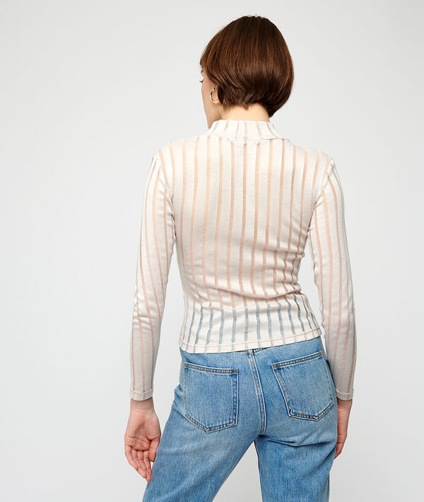 Camiseta a rayas transparentes Camiseta a rayas transparentes