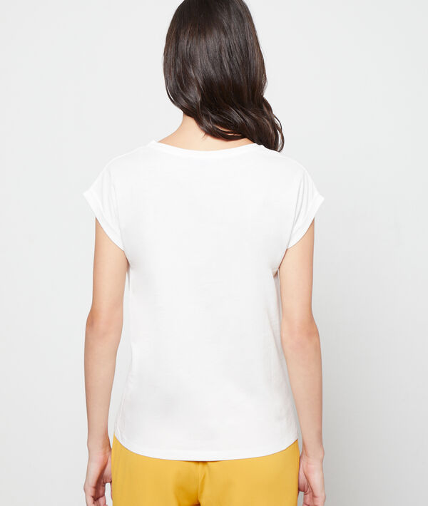 Camiseta serigrafiada de algodón orgánico Camiseta serigrafiada de algodón orgánico