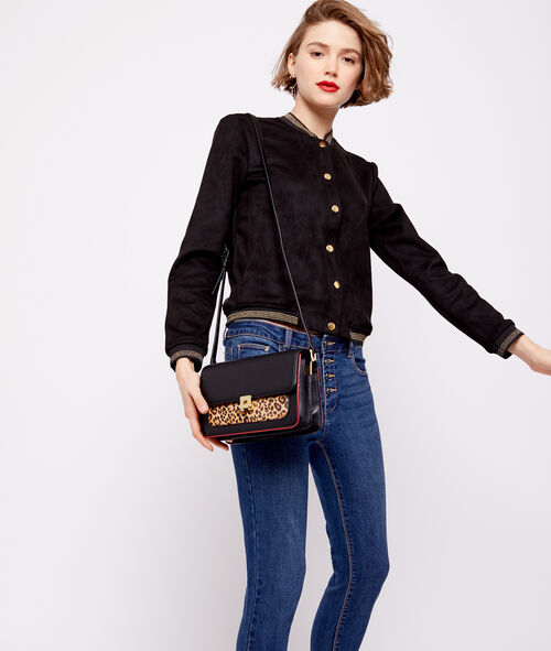Bomber con botones efecto ante Bomber con botones efecto ante