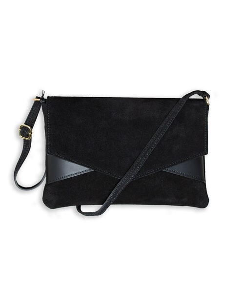 Bolso efecto ante negro.