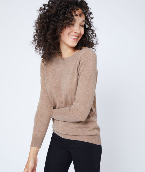 Pull col bateau en cachemire Pull col bateau en cachemire