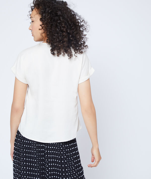 Blusa abotonada de Tencel Blusa abotonada de Tencel