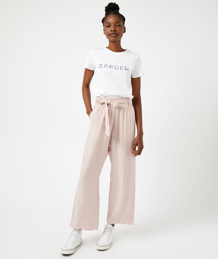 Camiseta ‘garden’ blanco.