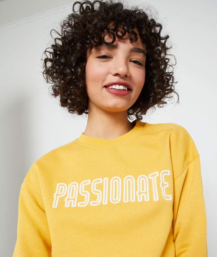 Sudadera bordada ‘passionate’ c.miel.