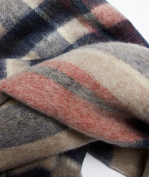 Bufanda plaid a rayas Bufanda plaid a rayas