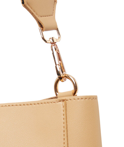 Bolso bandolera arena.