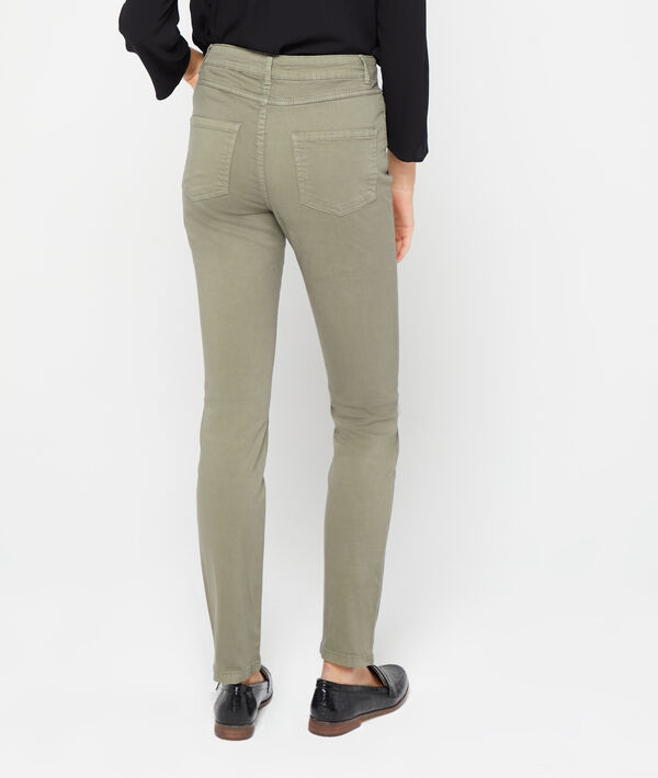 Pantalón ajustado de algodón Pantalón ajustado de algodón