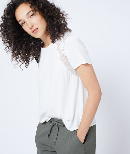 Top espalda calada crudo.