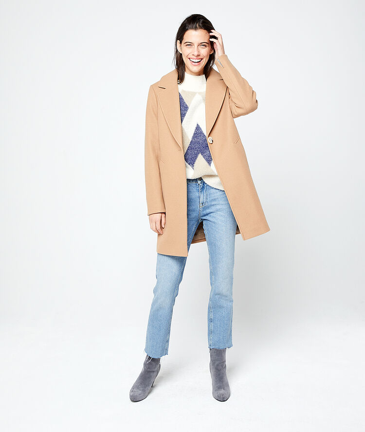 Abrigo masculino c.camel.
